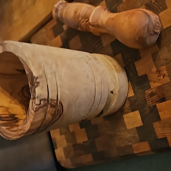 Brown Wooden Cooking Utensils Set for Kitchen - Picture 4 of 4